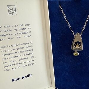 Alan Ardiff handmade “Princess and the Pea” pendant necklace